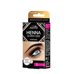 Joanna Henna do rzęs 1.0 Czarna kremowa 15 ml