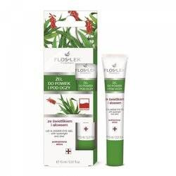 FlosLek Żel ze świetlikiem i aloesem do powiek i pod oczy w tubce 15ml